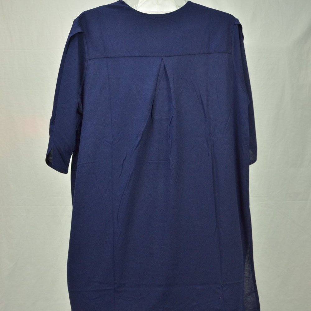 Ruby Ribbon V Neck Tunic - Picture 2 of 3